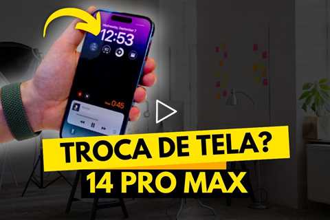 Consertando a Tela Quebrada do iPhone 14 Pro Max – Resultado Incrível!