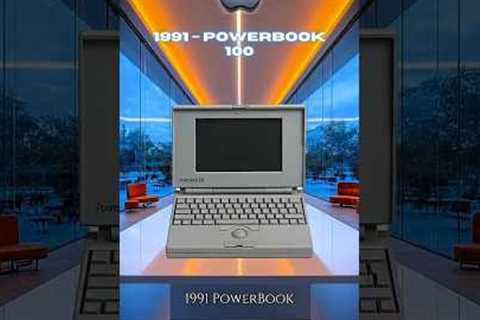 Apple Laptop Evolution: From 1989 to 2025 in 40 Seconds!