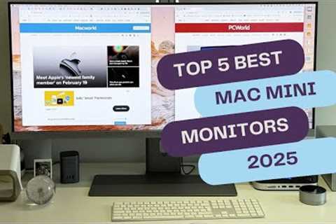 Top 5 BEST Monitors for Mac Mini in 2025 🔥  Stunning 4K & 5K Displays for Creators &..
