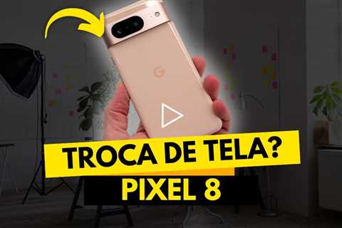 A Tela do Meu Pixel 8 QUEBROU! Mostro Todo o Processo de Reparo