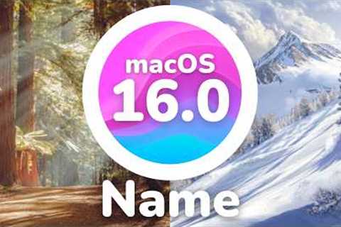 What will macOS 16 be called