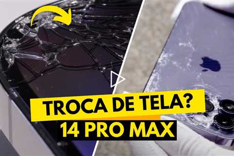 Foi Um Pesadelo! Tela do iPhone 14 Pro Max em Mil Pedaços 😫 Veja Como Salvei o Celular