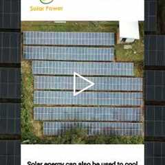 Can solar power be used for heating and cooling