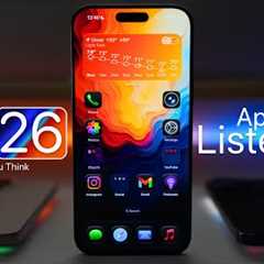 iOS 26 - Apple Is Listening!