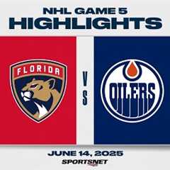 NHL Game 5 Highlights | Panthers vs, Oilers - June 14, 2025