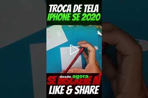 Achei que tinha PERDIDO meu iPhone SE 2020... mas o conserto MUDOU TUDO!