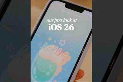 new iOS 26 features! 🧊✨ #ios26 #apple #iphone #liquidglass #iosupdate #homescreen #wallpaper