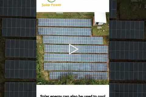 Can solar power be used for heating and cooling