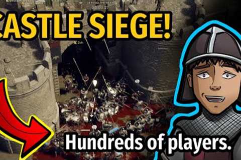 Besieging a Castle with Hundreds of Players | Anvil Empires