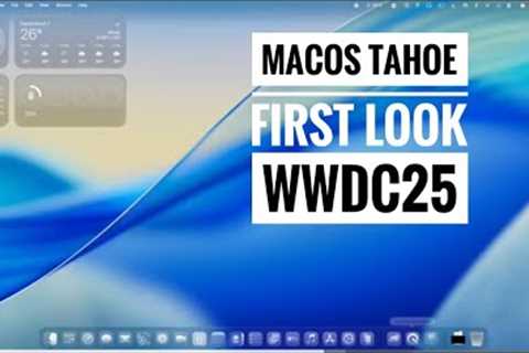 Get Ready for macOS Tahoe | Exclusive First Look at macOS26 WWDC26! #macOS #wwdc25 #wwdc2025 #apple