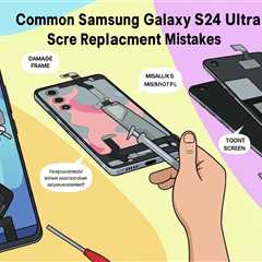 Common Samsung Galaxy S24 Ultra Screen Replacement Mistakes
