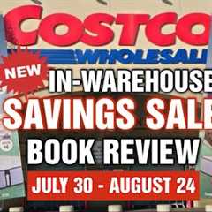 COSTCO NEW IN-WAREHOUSE SAVINGS SALE BOOK REVIEW for AUGUST 2025! LOTS OF GREAT DEALS!🛒