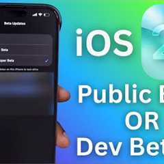iOS 26 Public Beta or Developer Beta? - Which is Better?