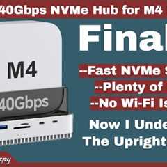Qwiizlab 40Gbps M4 Mac Mini Stand Review - Finally the Best Hub! uh61-u4