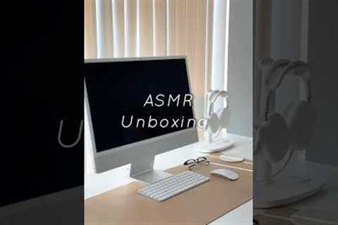 #shorts #asmrsounds #asmrvideo #asmrcommunity #apple #appleunboxing #asmr #iMac #applehaul