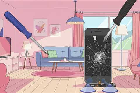 Repairing a Cracked Phone Screen in Your Home