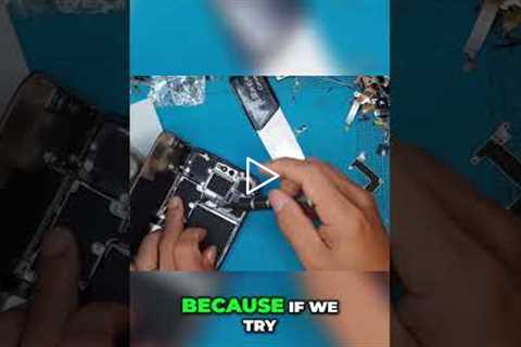 Fixed Cracked Corner with Pliers: Easy Phone Repair! [IPHONE 15 PRO MAX] | Sydney CBD Repair