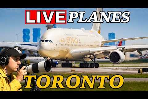 🔴LIVE Toronto (YYZ) Airport! A380 Golden Hour!? July 14th!
