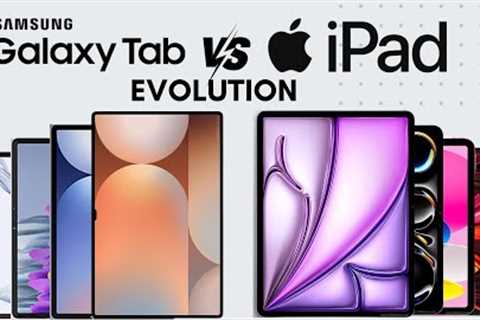 Evolution Of Apple iPad Vs Samsung Galaxy Tabs