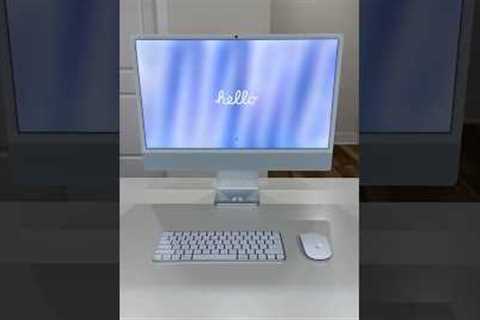 M4 IMac Unboxing in Purple