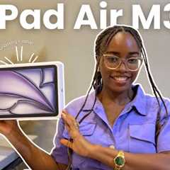Unboxing My Apple iPad Air M3 2025 11-inch (Space Gray) | accessories, setup & testing
