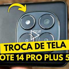 😱 Note 14 Pro Plus com a TELA DESTRUÍDA! O Conserto Ficou PERFEITO!