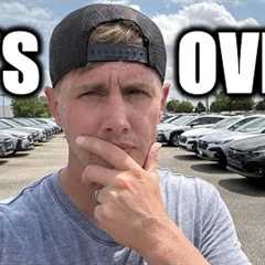 READY FOR RESET! The Car Market Bubble Set To BURST!