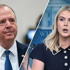''BOMBSHELL'': Leavitt addresses Adam Schiff whistleblower revelations