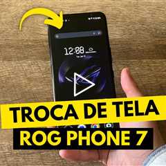 ⚡ Asus ROG Phone 7 com a TELA QUEBRADA! Veja o Conserto Inacreditável!