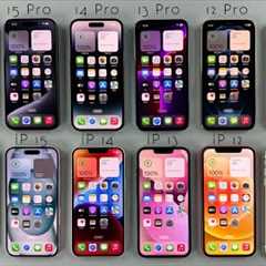 iPhone 16Pro/15Pro/14Pro/13Pro/12Pro/11Pro vs iPhone 16/15/14/13/12/11 iOS - 18.6.1 Battery Test
