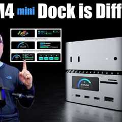 M4 Mac mini Charging Dock with Extra Ports and SSD Enclosure - The RayCue All-in-One Charger Dock
