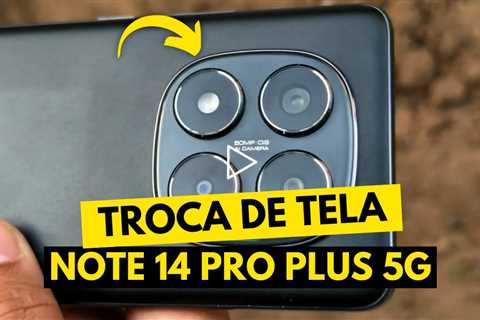 😱 Note 14 Pro Plus com a TELA DESTRUÍDA! O Conserto Ficou PERFEITO!