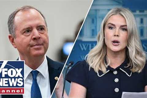 ''BOMBSHELL'': Leavitt addresses Adam Schiff whistleblower revelations