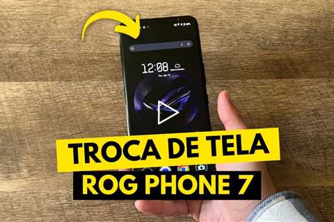 ⚡ Asus ROG Phone 7 com a TELA QUEBRADA! Veja o Conserto Inacreditável!
