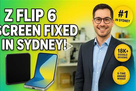 Black Out Z Flip 6 Screen – Best Repair in Sydney This Spring