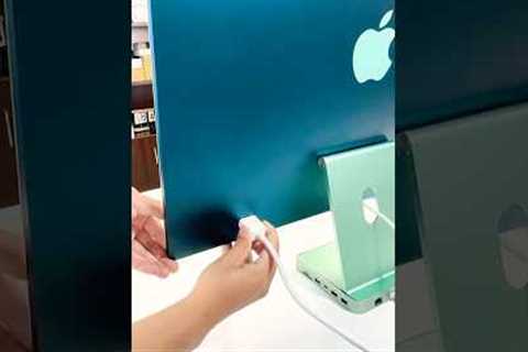 No Need More dongles for your iMac 24 , Look this iMac dock