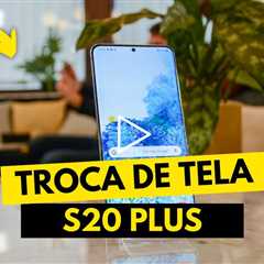 Galaxy S20 Plus com a Tela Quebrada! Veja o Antes e Depois do Conserto!
