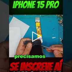 iPhone 15 Pro com a Tela Quebrada! Veja o Incrível Antes e Depois do Conserto!