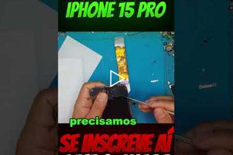 iPhone 15 Pro com a Tela Quebrada! Veja o Incrível Antes e Depois do Conserto!