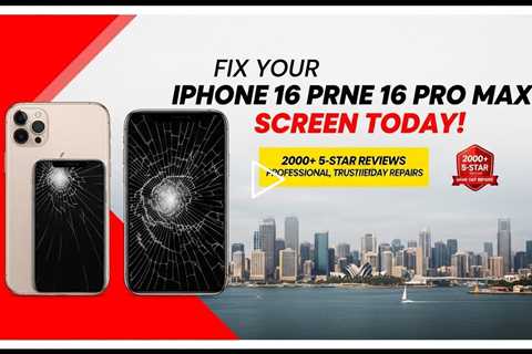 Cracked iPhone 16 Pro Max Screen? The Best Place to Fix It in Sydney This Spring