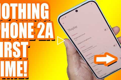 FIRST NOTHING WE GOT! Nothing Phone 2a Screen Replacement | Sydney CBD Repair Centre