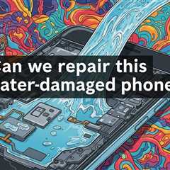 Can we repair this water-damaged phone?