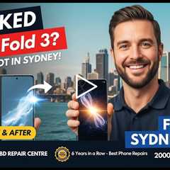 Cracked Galaxy Z Fold 3 Screen? Find Fast and Reliable Repairs in Sydney Today!