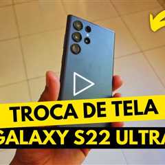 😱 Samsung Galaxy S22 Ultra com a TELA QUEBRADA! Veja o Conserto Incrível!