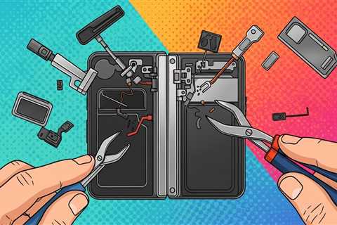 Repairing a Foldable Phone Hinge: Z Fold 5 Challenge