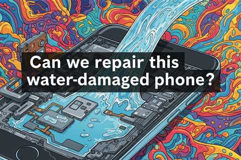 Can we repair this water-damaged phone?