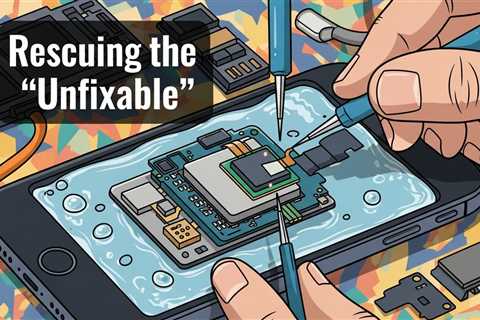 Rescuing the “Unfixable”: CPU Reballing a Water-Damaged Phone