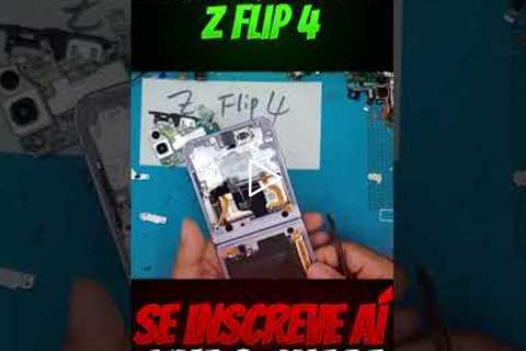 😱 Samsung Z Flip 4 com a TELA QUEBRADA! Veja o Conserto Incrível!