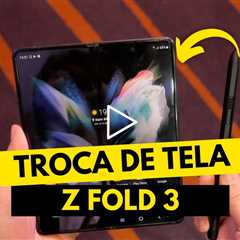 Tela Quebrada no Galaxy Z Fold 3? Veja o Conserto Passo a Passo! 🔧