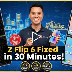 Cracked Galaxy Z Flip 6 Screen? Get Fast, Expert Repair in Sydney Today